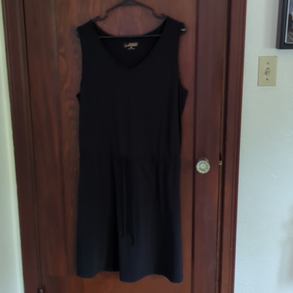 Guide Series by Gander Mountain Black Drawstring Athleisure Dress Size XL